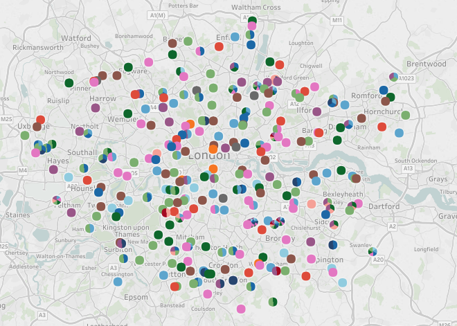 London SEN provider interactive map